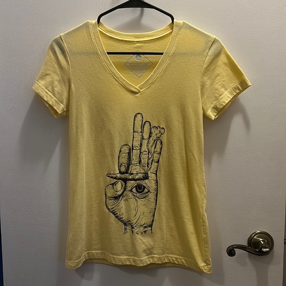 The Funky Farm Bros "Roll Up" T-Shirt was made for those who twist papers.